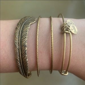 Alex + Ani Feather Bangle